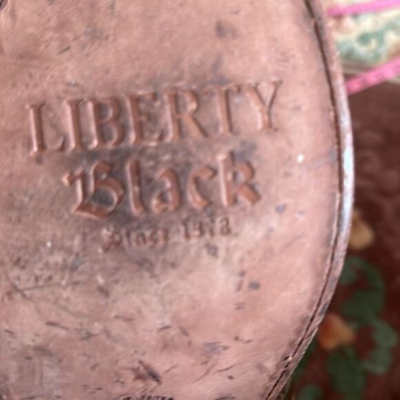 Liberty Black Women's Fringe Leather Western Boots Brown Size 8.5 🛑 - Picture 8 of 11